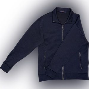 Louis Vuitton Signature Logo Print Blue Sweat Jacket, Limited Edition